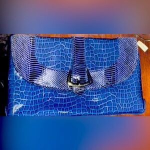 White House Black Market Navy Blue purse
